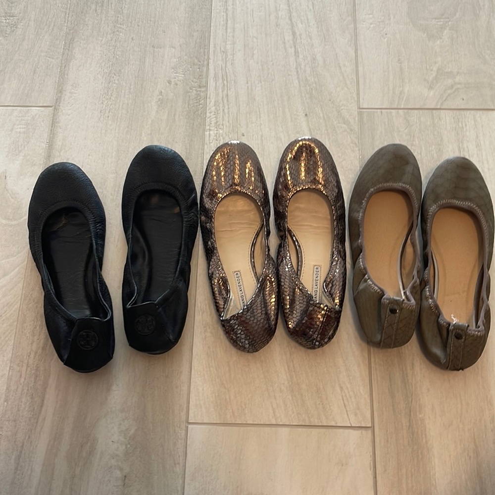 Assorted ballet flats